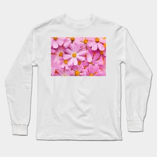 Pink Flowers Long Sleeve T-Shirt